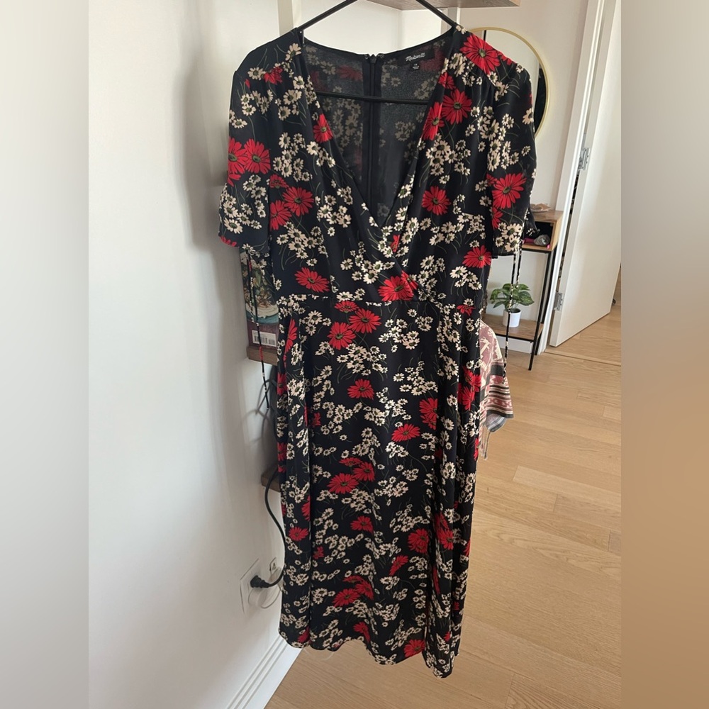 Floral Wrap Dress Madewell